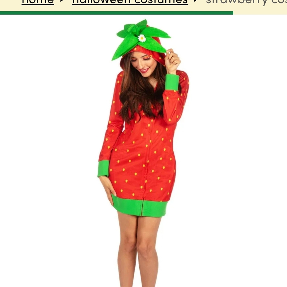 Tipsy Elves Strawberry Costume Dress